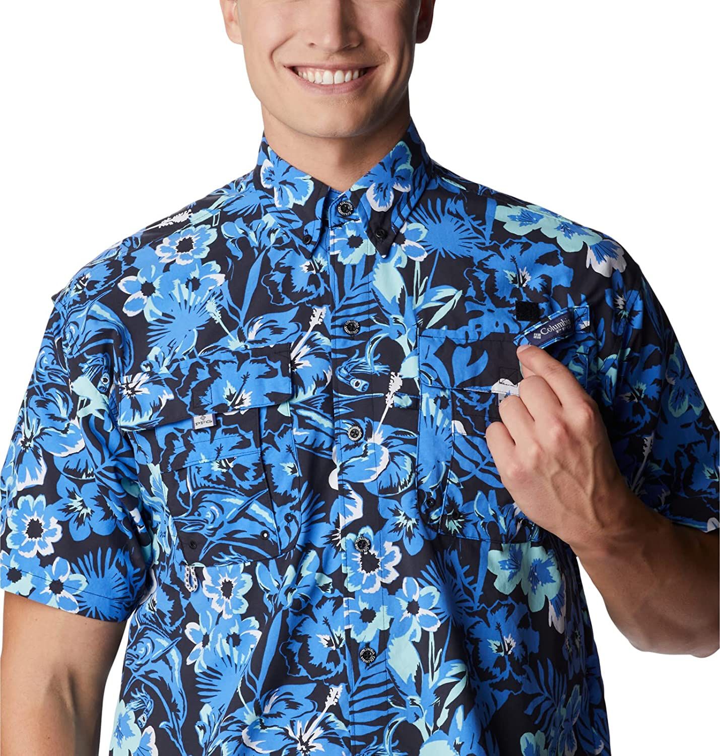 SUPER BAHAMA MC NEGRO FLORES AZUL 3