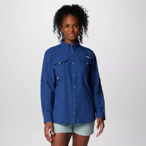 BLUSA BAHAMA ML AZUL CARBON