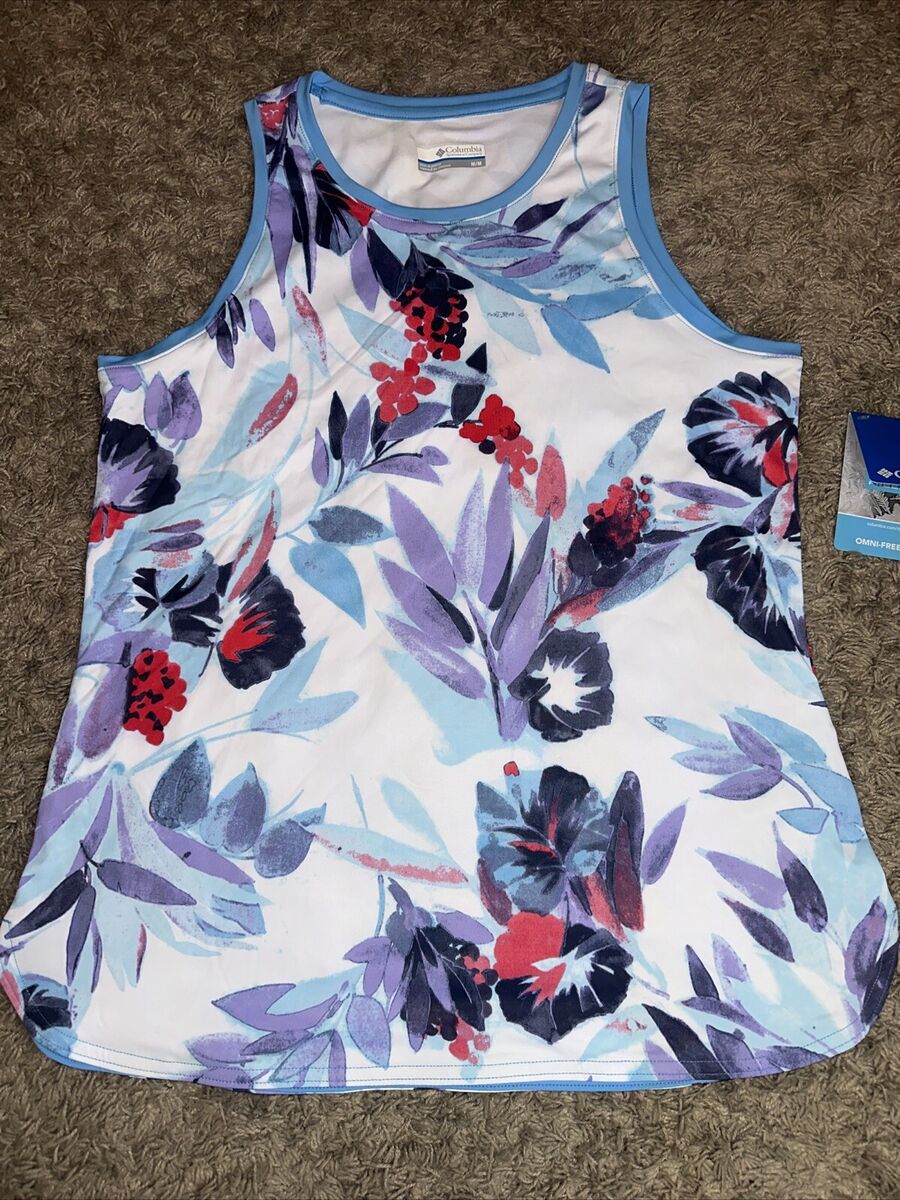 BLUSA COLD BAY FLORES AZUL